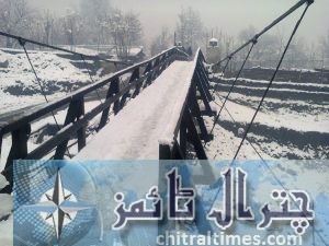 chitral town snow fall 6