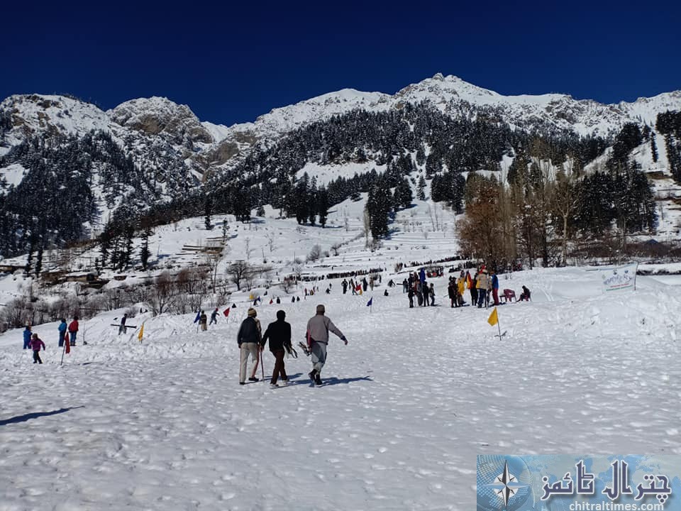 madaklasht snow sports festivl chitral concludede