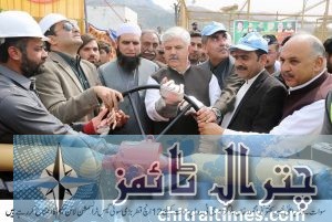 Cm Mehmood khan inauagurating sui gas in sawat