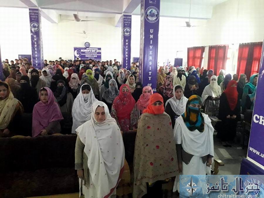 Women day held in university of Chitral 3