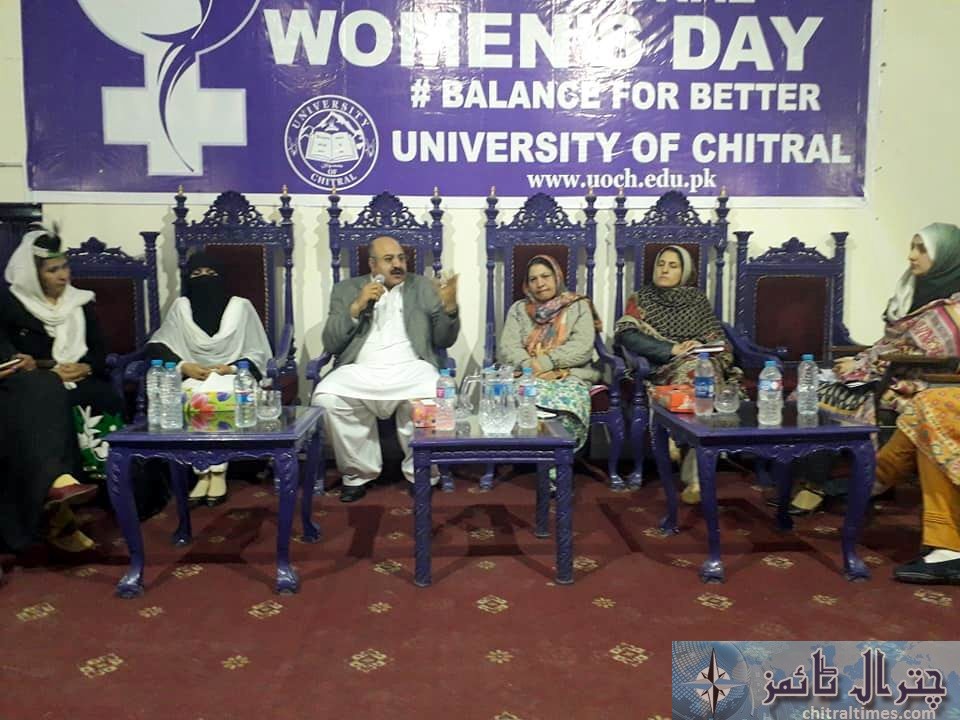 Women day held in university of Chitral 6