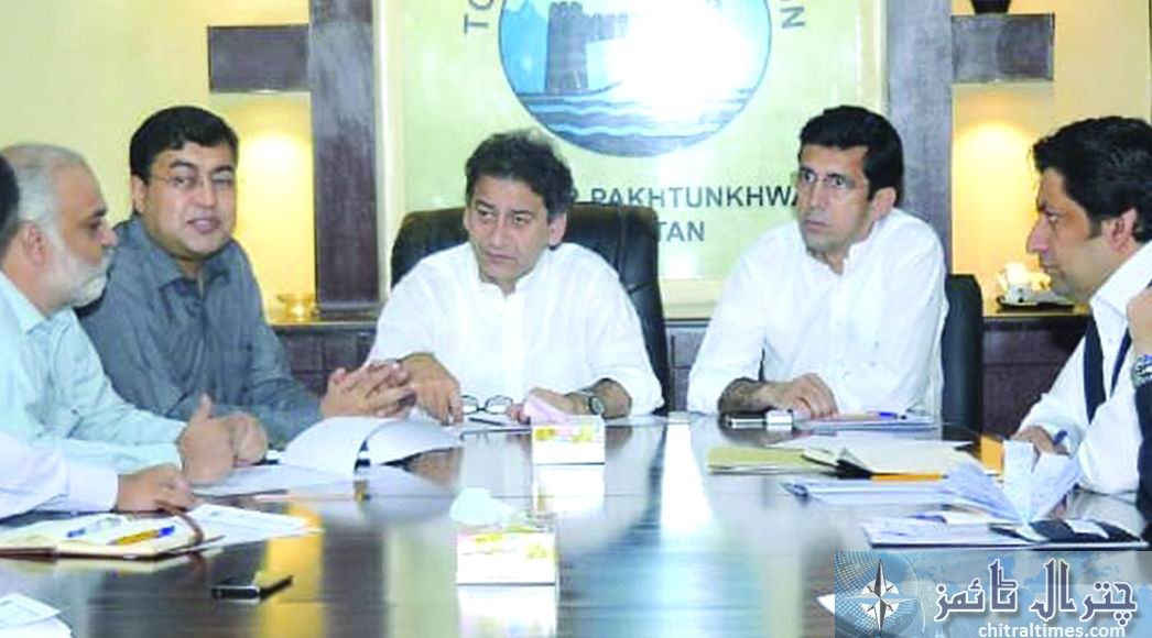 KP Senior Minister Atif Khan and tarakai tourism meeting
