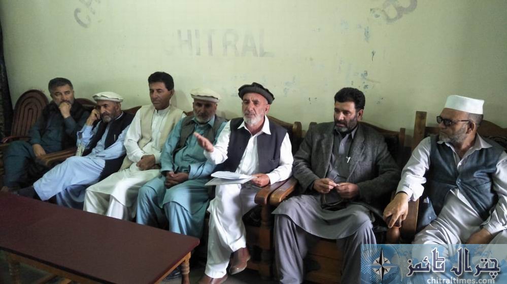 chitral contractor association press confrence
