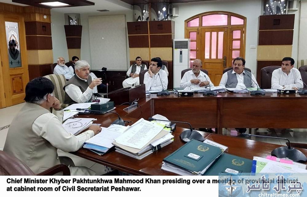 kp cabinet meeting cm chaired