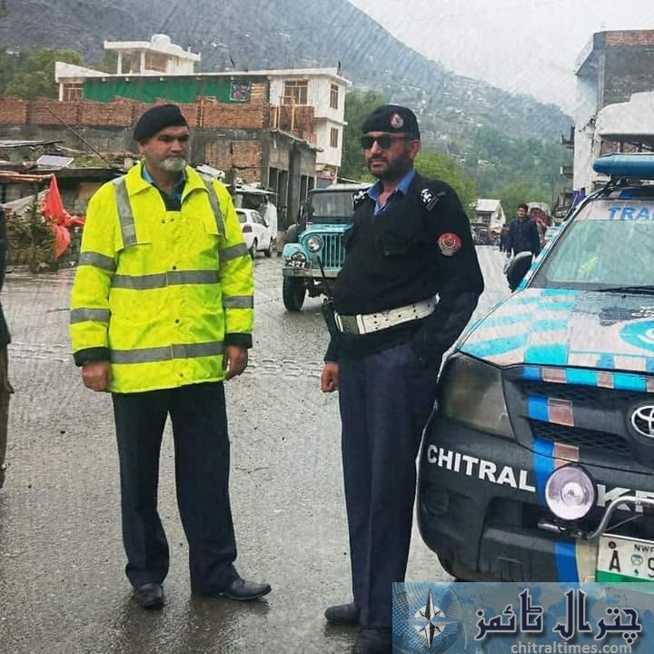 chitral police during eid holidays trafic