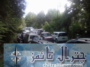 trafic police chitral during eid 3
