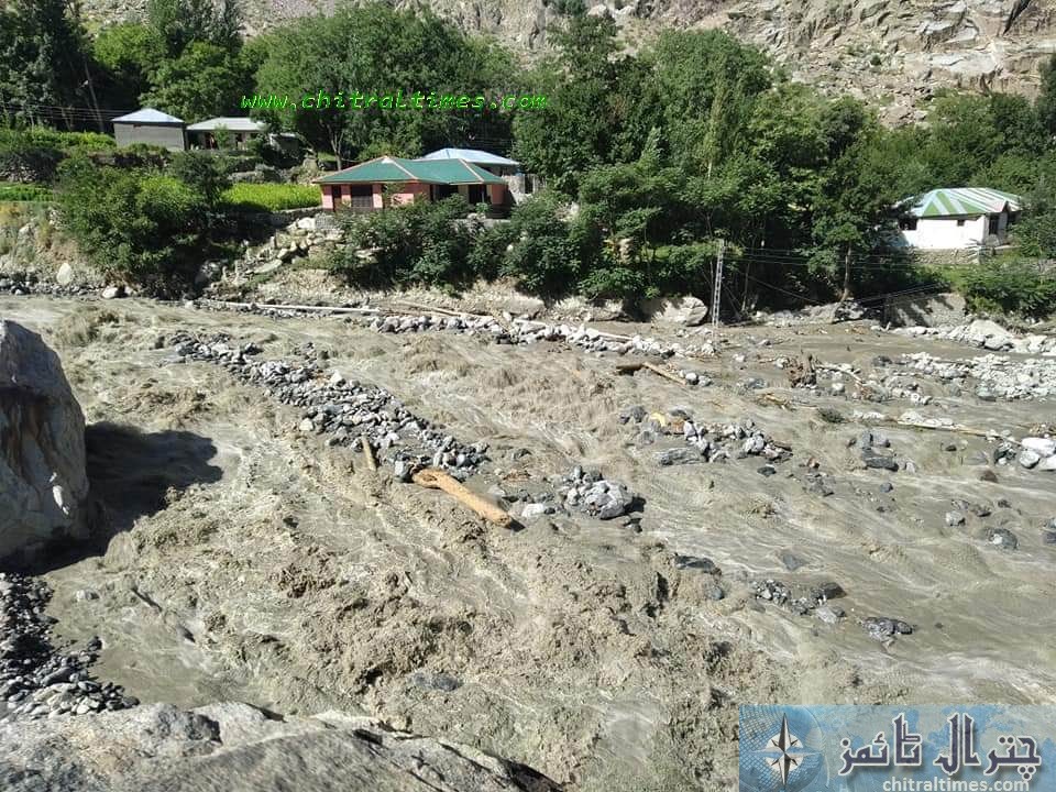Golan flood and glacier outbrust and damages chitral 20