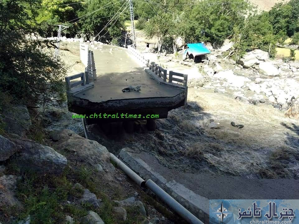 Golan flood and glacier outbrust and damages chitral 22