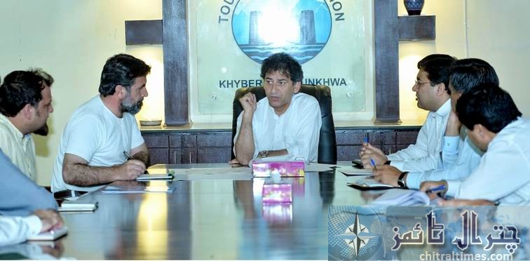 KP Senior Minister Atif Khan meeting on tourism zoons