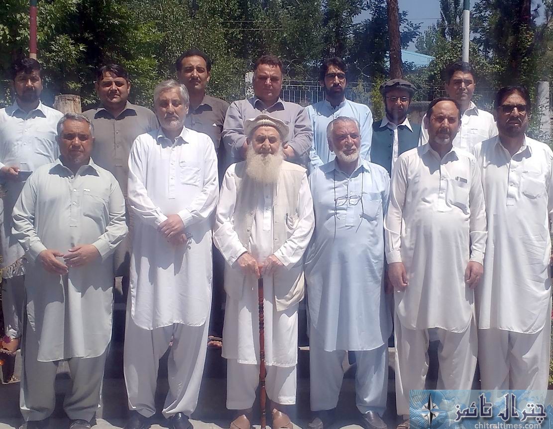 professors of Degree college chitral with principal mumtaz hussain prof israrud din