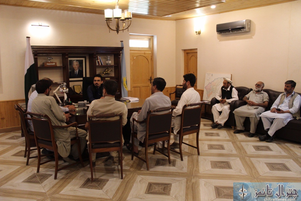 DC Chitral meet local journalist of Chitral 1