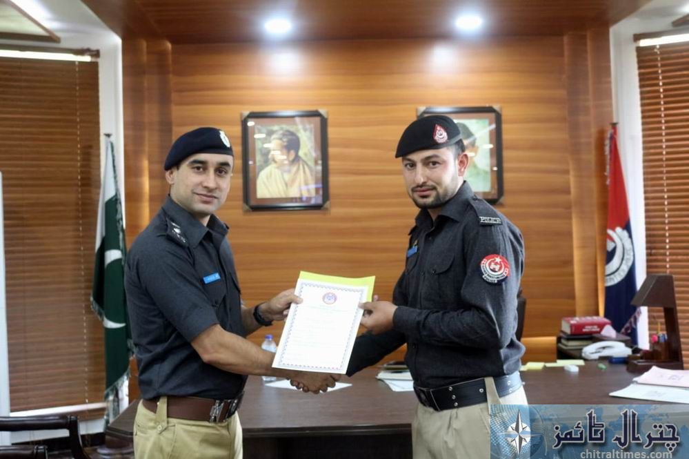 DPO Chitral distributed certificates 2
