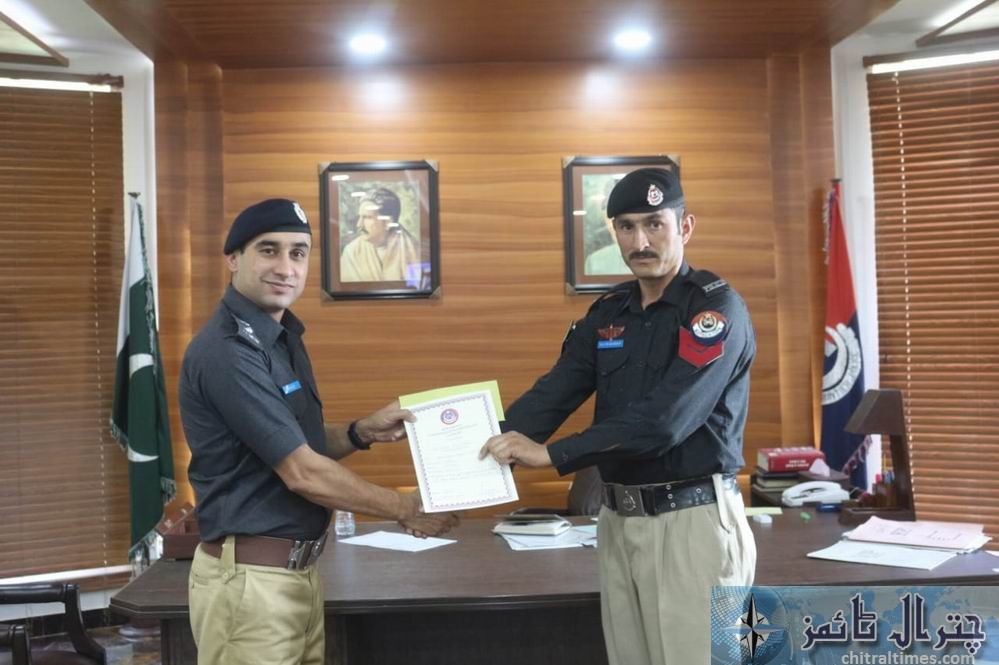 DPO Chitral distributed certificates 5