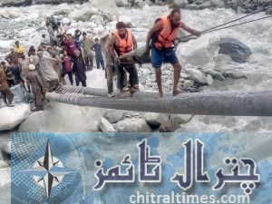 mori payeen two persons drown in river chitral while repairing pipe line 2