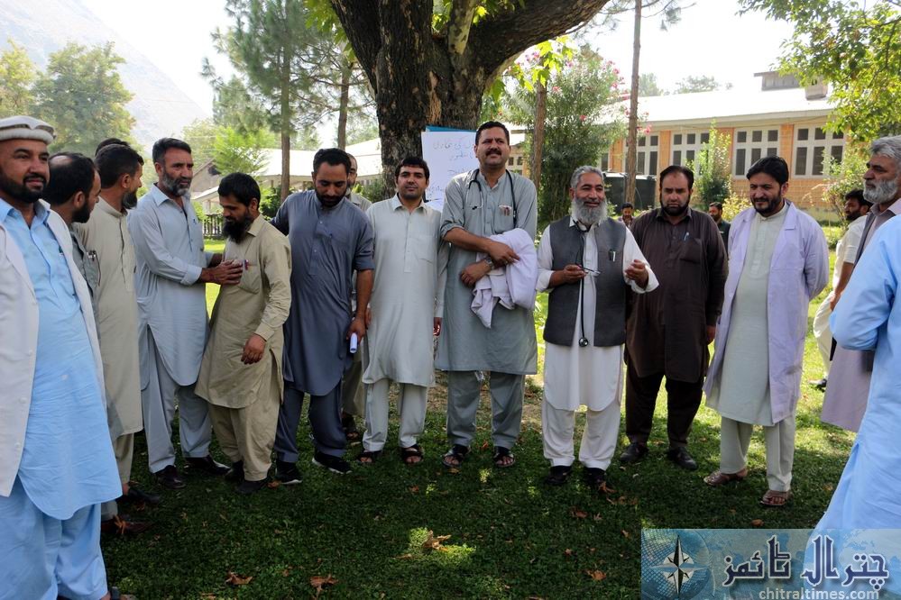 chitral doctors protest against privatization of hospitals 3