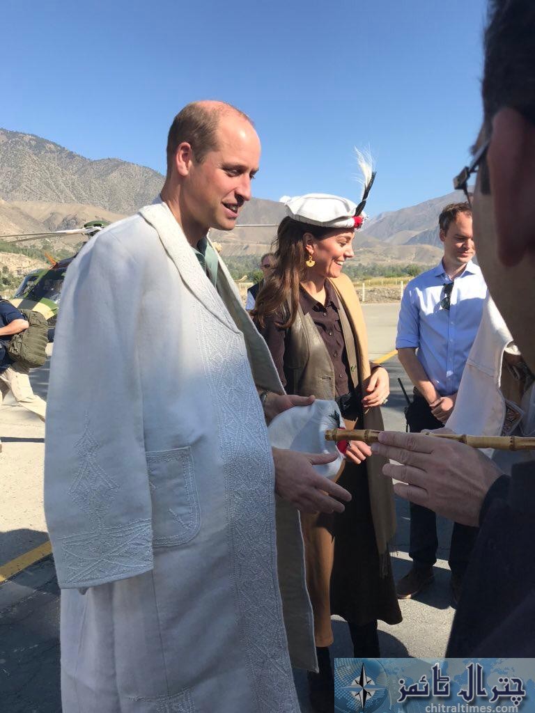 british prince Waliam and princes arrived Chitral 1