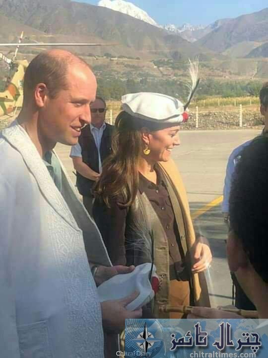 british prince Waliam and princes arrived Chitral 2