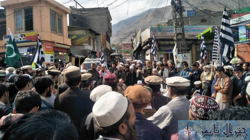 kashmir solidarity walk and protest rally chitral juif 2