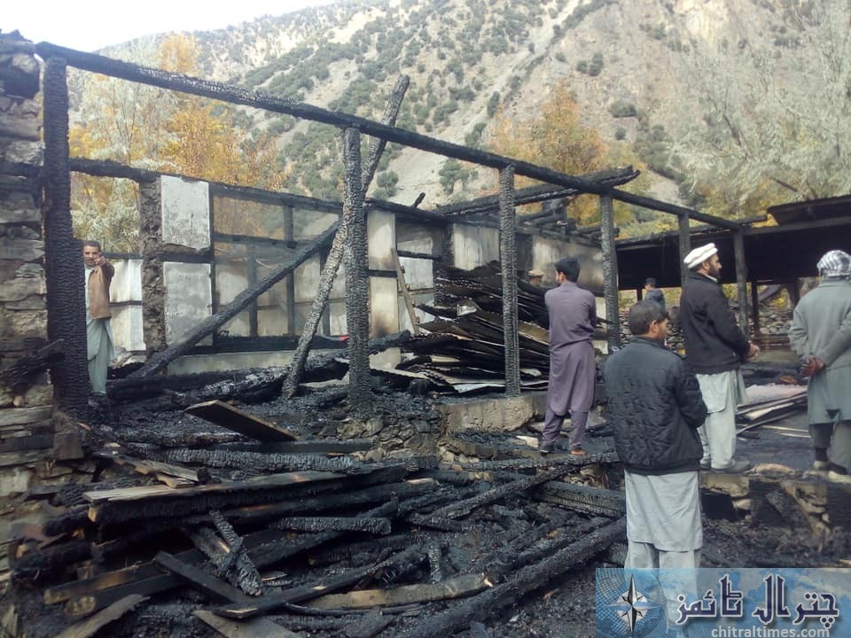 masjid shaheed kalash valley due to short curcuit