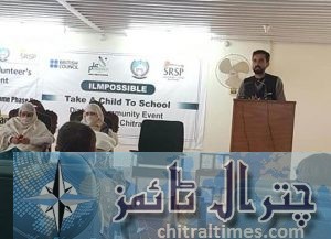srsp workshop on take a child to school chitral
