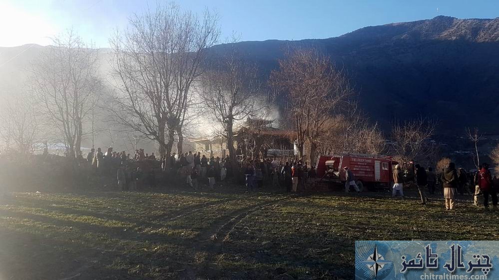 house cought fire danin chitral1