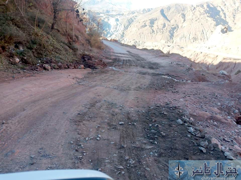 ismaili volunteers upper Chitral road repaired