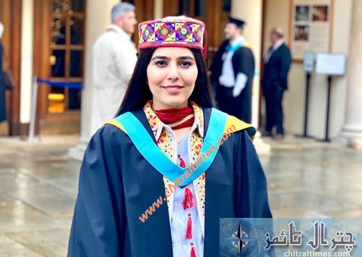 چترالی طالبہ نورزہ شیرعلی کا اعزاز، انگلینڈ سےانٹرنیشنل ڈویلپمنٹ میں ماسٹرکی ڈگری حاصل کی