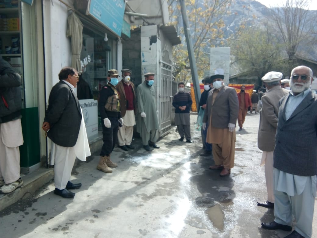 drug insptector visits chitral