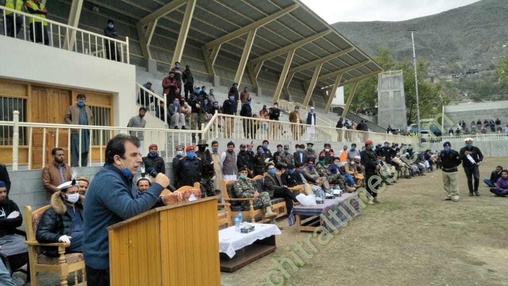 commissioner malakand division riaz mehsood chitral speech