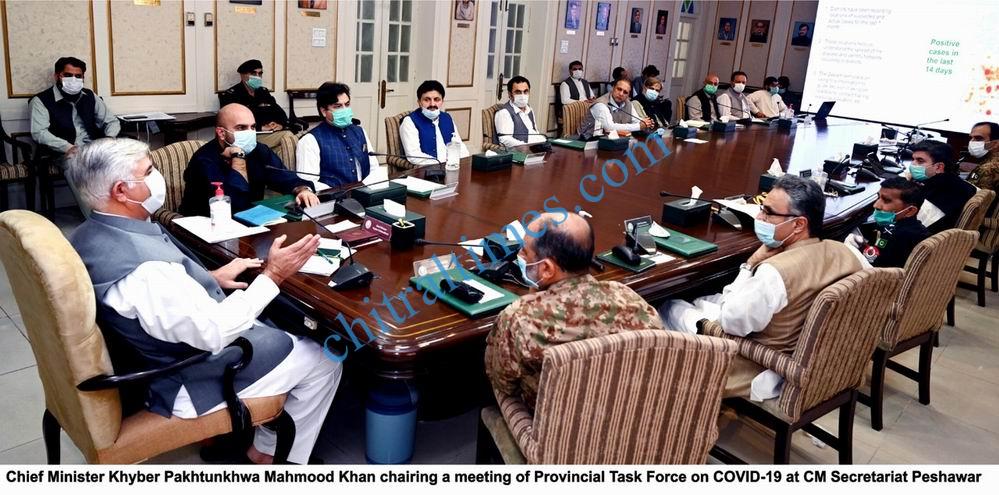 cm kpk chaired meeting of taskforce