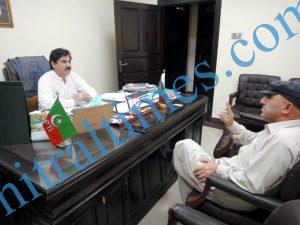 sartaj ahmad met with minister labour kp