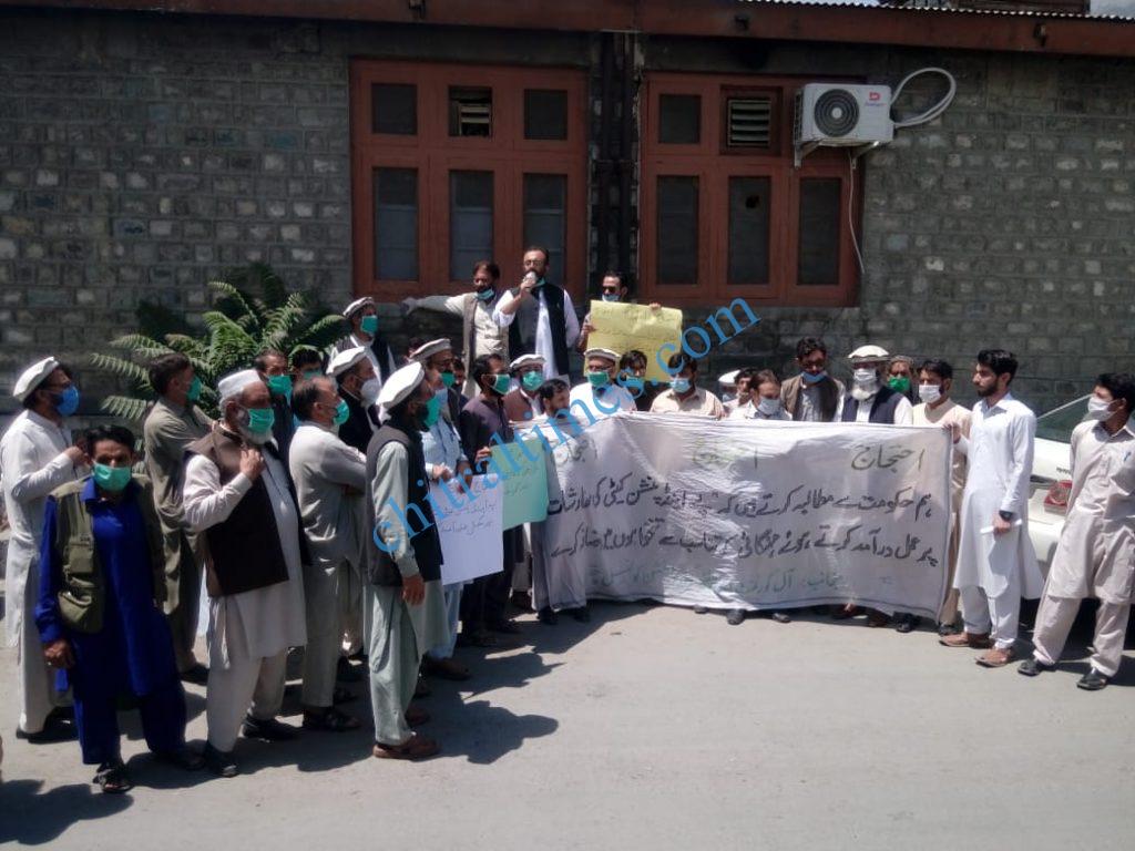 chitral all employes coordination council protest 1 scaled
