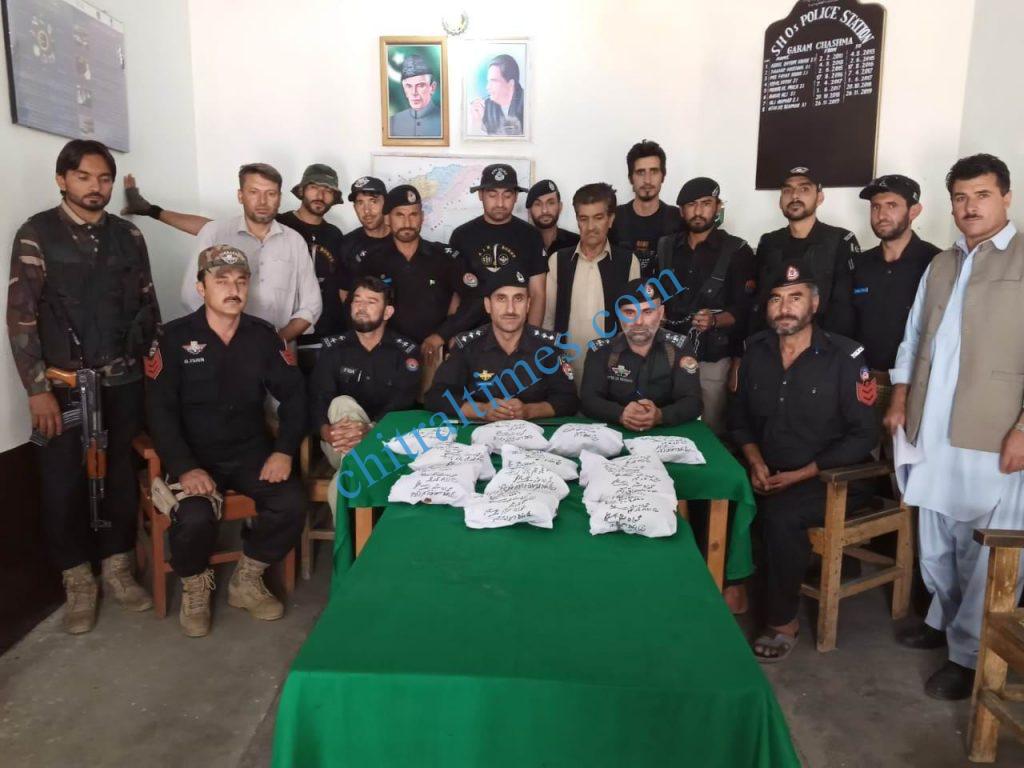 Chitral police recovered 15kg afyon scaled