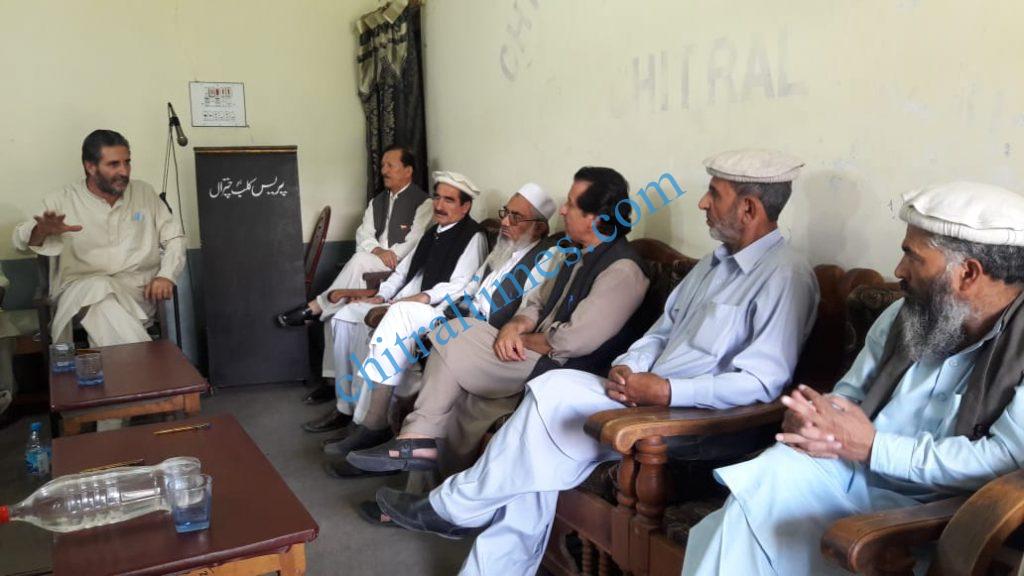 all parties meeting on chakdara chitral road2 scaled