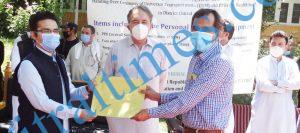 srsp handed over kits to health department chitral 2