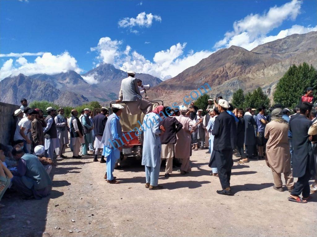 Reshun flood affectes protest upper chitral 7