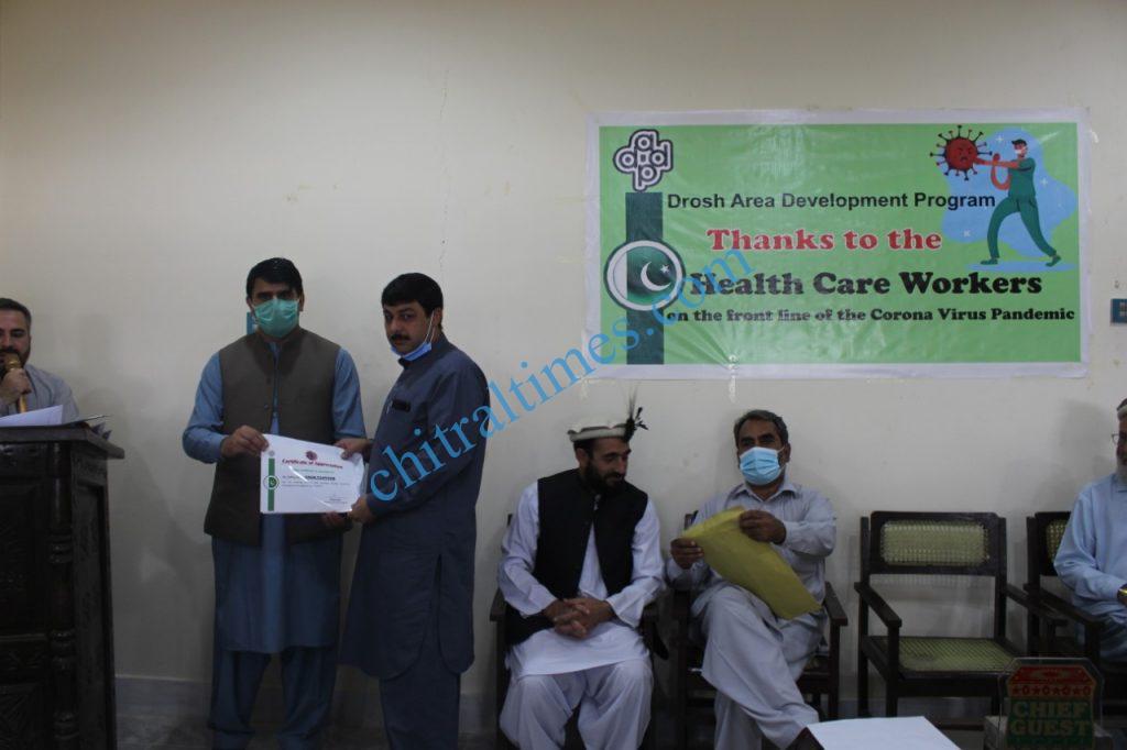 health care workers drosh appreciation certificate distributed scaled