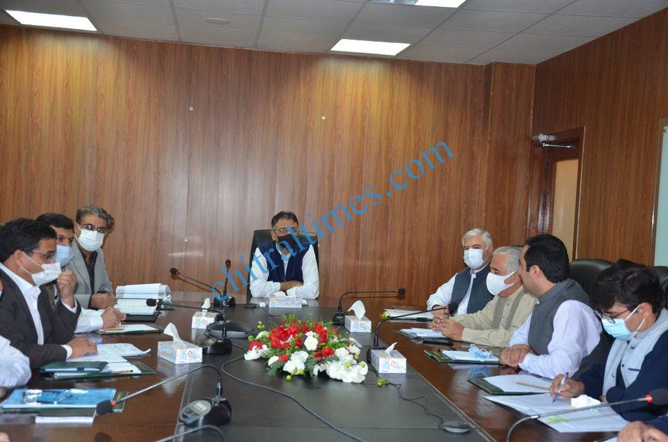 cm mahmood khan meeting on cpec mega project with fm
