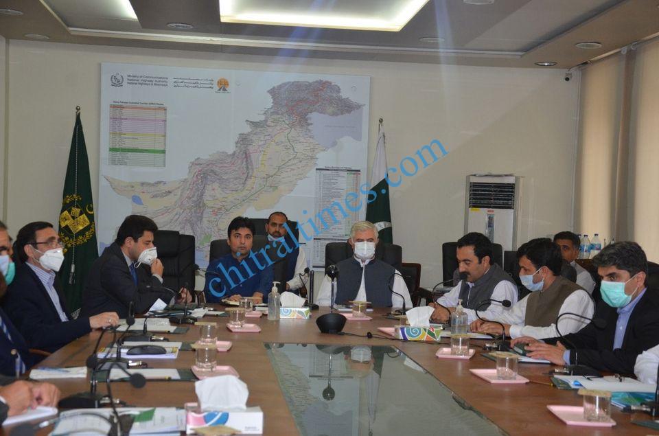cm mahmood khan meeting on cpec mega project
