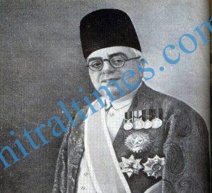 His Royal Highness Sir Aga Khan III in ceremonial dress