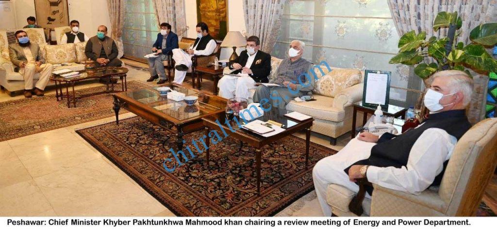 chief minister kp mahmood khan chaired Power and energy meeting scaled