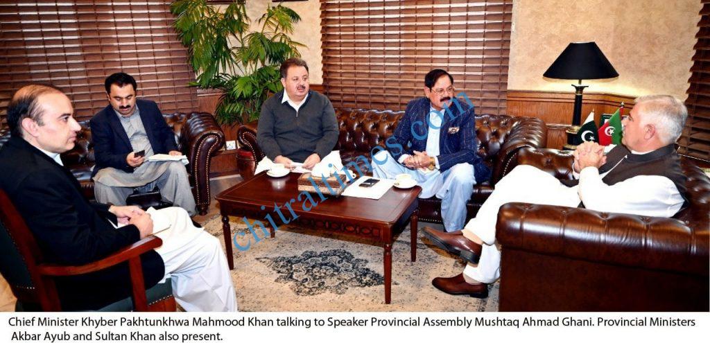 cm kpk mahmood khan met speaker PA scaled