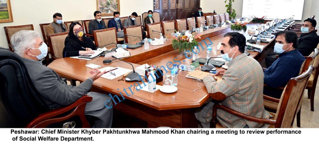 cm meeting on social welfare department scaled