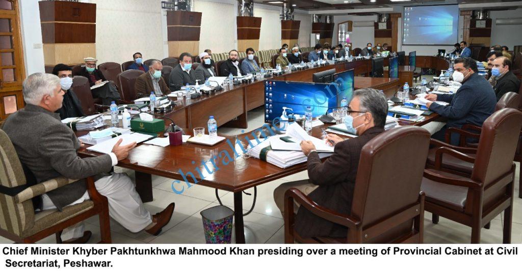 kp cabinet meeting cm mahmood khan chaired scaled