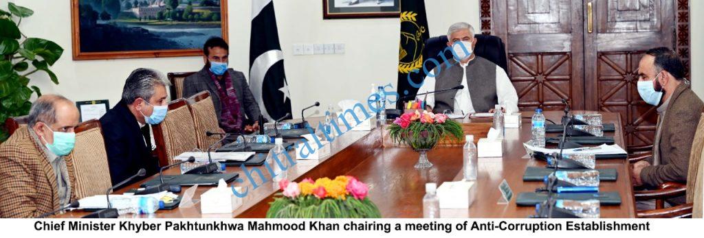 cm kp mahmood chaired anti coruption scaled