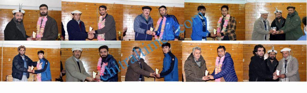 football player chitral received beta award