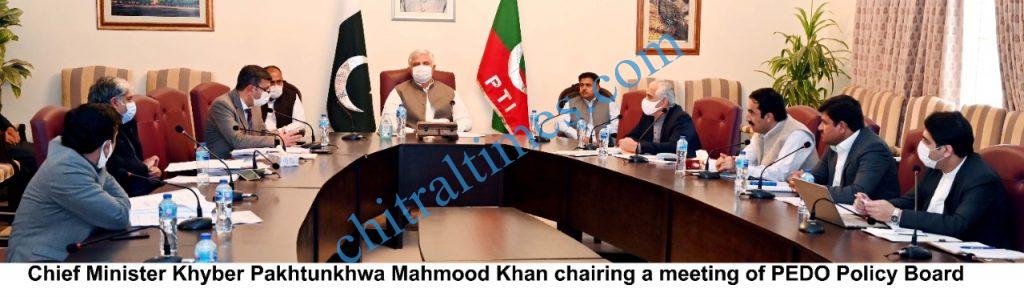 CM KP mahmood khan chaired meeting pedo scaled