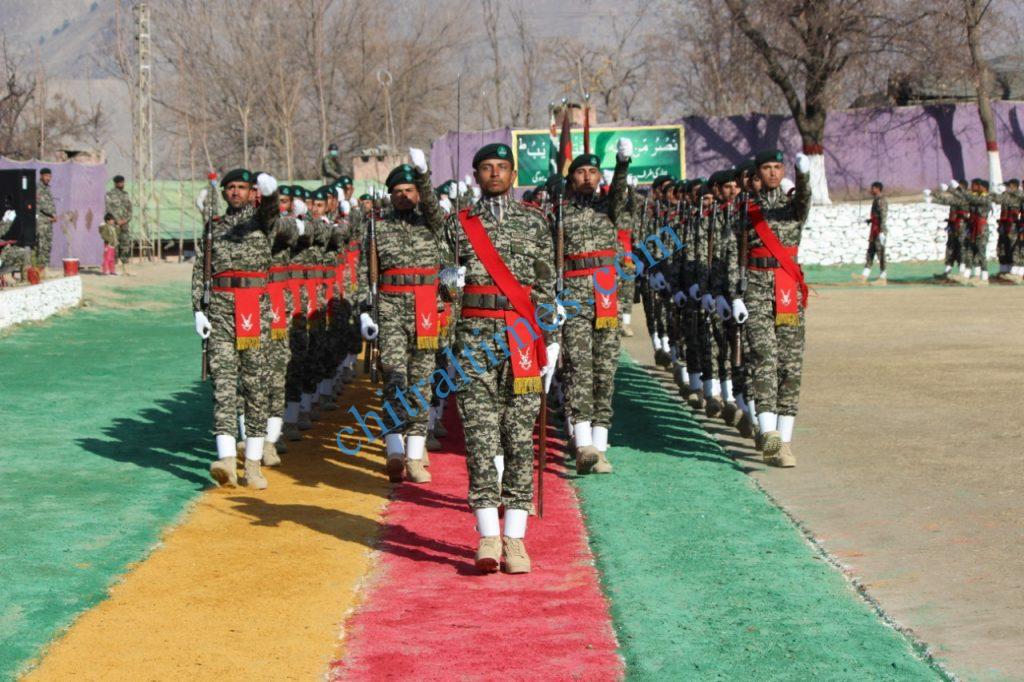 Chitral scouts passing out parade