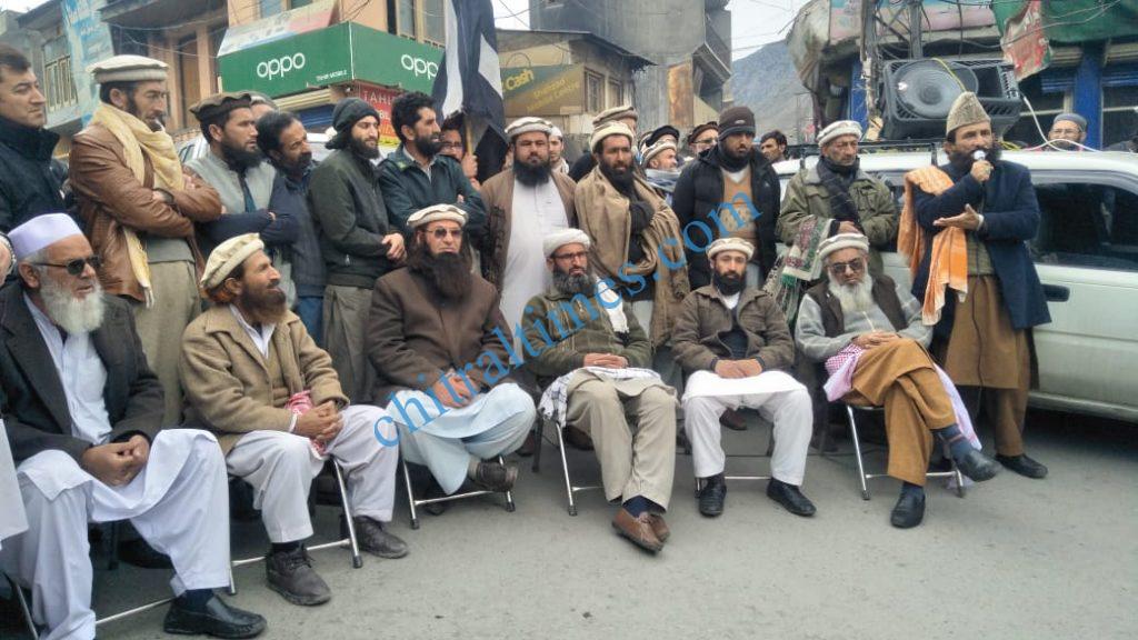 chitral protest rally against gas plant project 1
