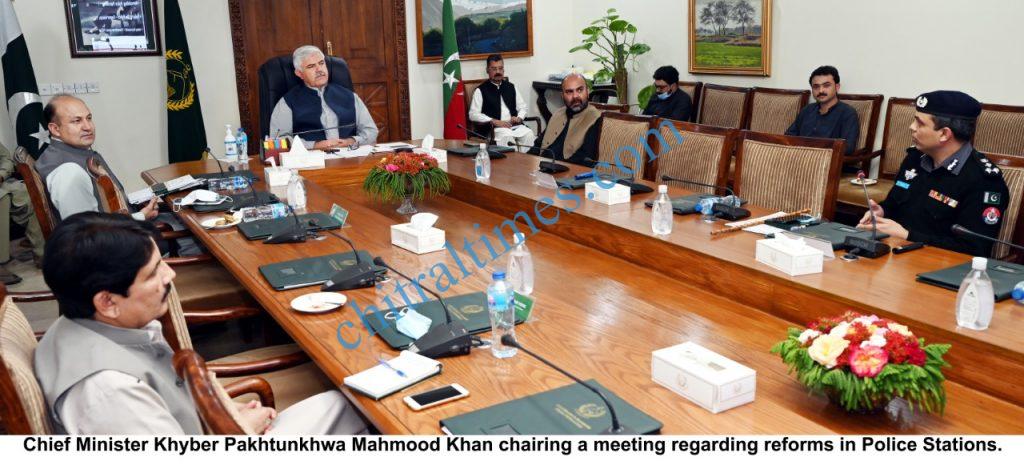 CM chaired police reform meeting scaled